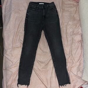 PACSUN high rise gray jeans